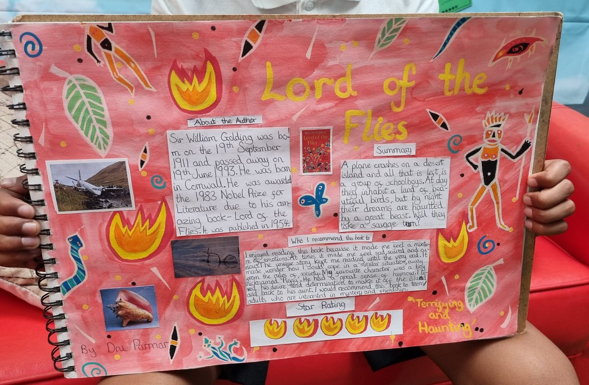 MissPodroBH's tweet image. Huge praise for this beautiful and thoughtful review of 'Lord of the Flies'. Brilliant insights into a classic novel! ๐โจ #BusheyHeathReading #ReadingForPleasure
@busheyheathjm @FaberBooks