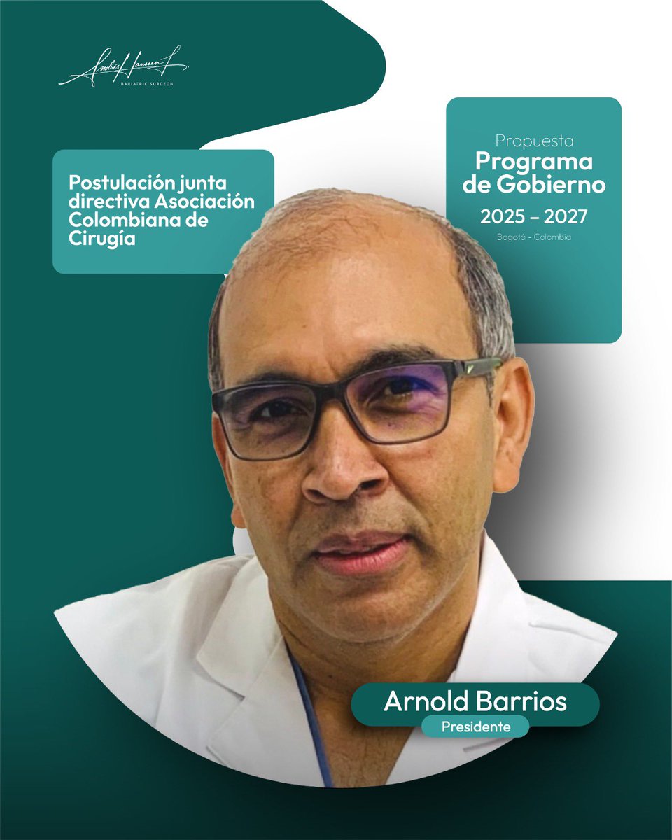 anhanssen's tweet photo. Acompáñanos en el proyecto de gestión para la Junta directiva 2025-2027 de la #AsociacionColombianadeCirugia. https://t.co/2ZRyZdwkiL https://t.co/0Qu1tZkaOj