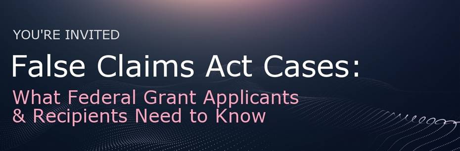 NLADA's tweet image. We're partnering with @APBCo to talk about cases related to the False Claims Act! Join us tomorrow at 1pm ET for a webinar explaining how this act works, the potential for FCA allegations and enforcement actions in light of new terms and conditions included in federal grant…