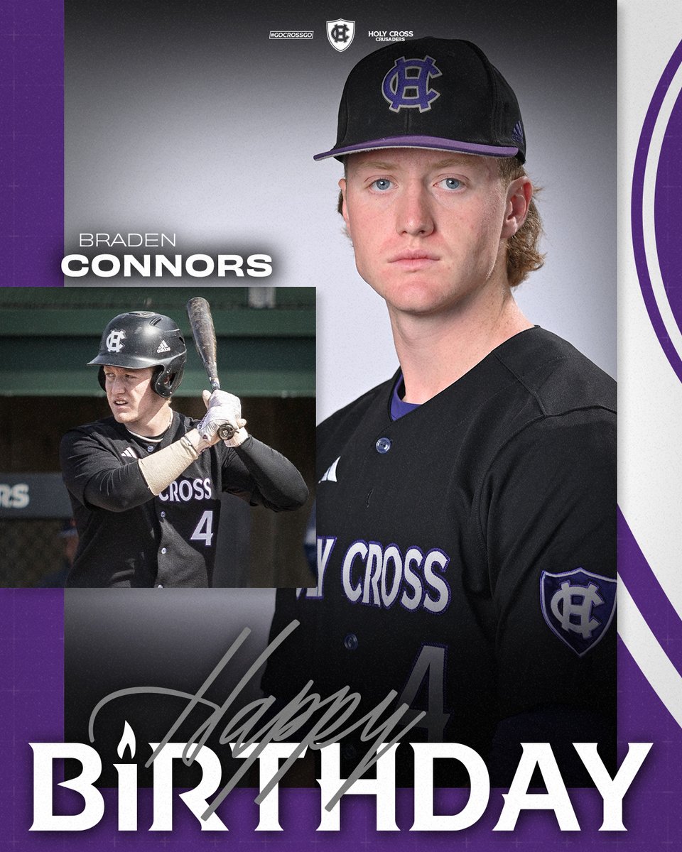 HCrossBaseball's tweet image. Happy birthday to Braden 🥳🥳🥳

#GoCrossGo