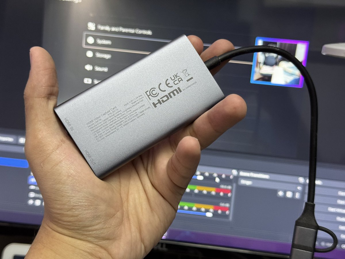 Got a new capture card for the stream. 

My Elgato HD60 died a couple of years back and hopefully this one’s good because I really don’t wanna spend like 200$ on a new capture card now. This was 35$