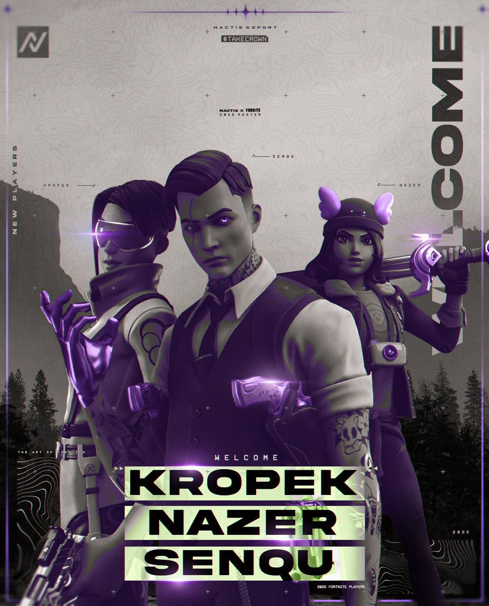 Ils viennent de loin pour compléter notre roster officiel !

Nous sommes heureux de vous annoncer leur arrivée

🇵🇱 | NCT <a href="/AceNazer/">Nazer</a>
🇵🇱 | NCT <a href="/KropekFN1/">Kropek</a>
🇵🇱 | NCT <a href="/SenQufn/">SenQu</a>

Et pour les guider notre nouveau HOF

🇧🇪| NCT <a href="/ArtinMNG1/">Carapaz</a> 

Welcome to the family!

#TakeCrown 💜