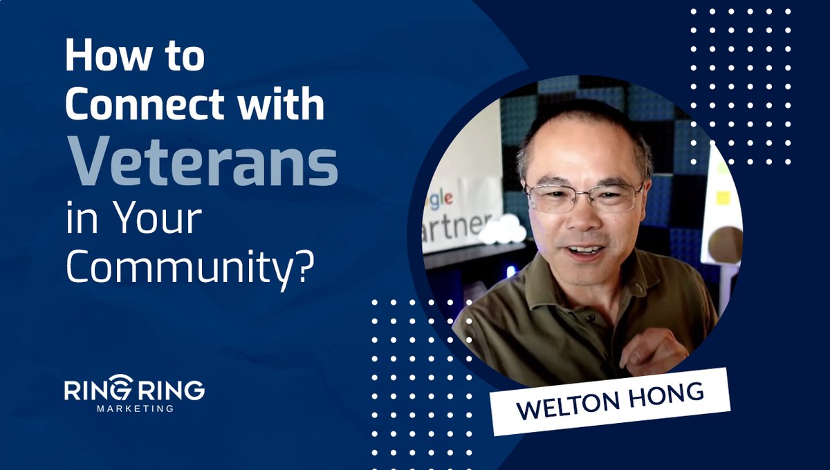 Want to reach more veterans with your services? Here’s a simple strategy you can easily implement. Watch to learn how.

youtube.com/watch?v=H7FC_c…

#VeteranOutreach #MarketingTips