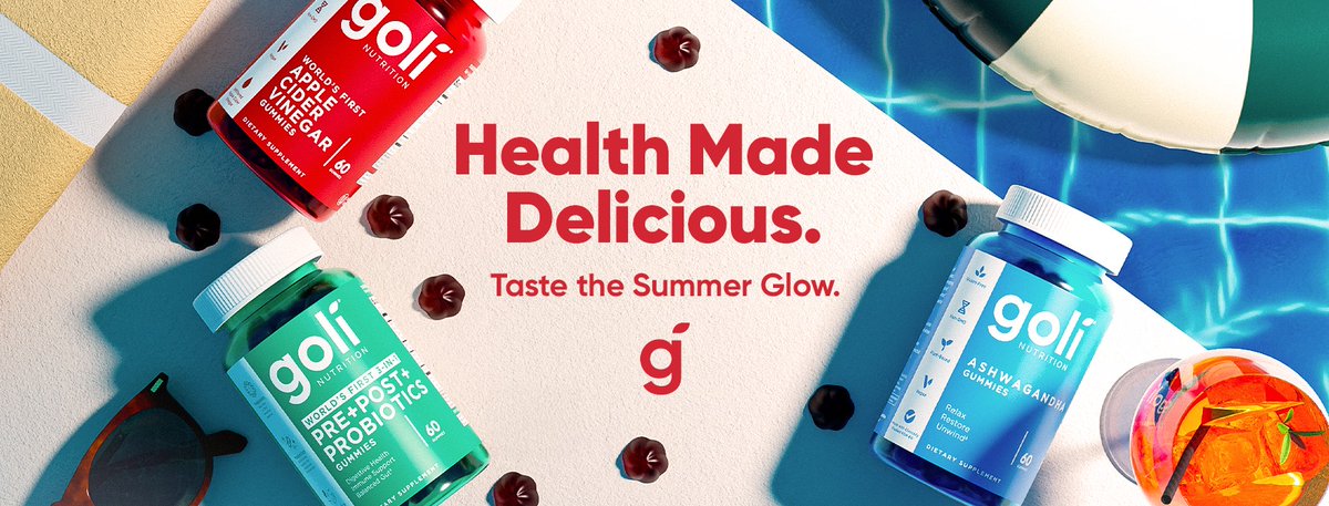 Writer_Sunshine's tweet image. Goli #Nutrition offers a range of gummies with natural ingredients to support various health benefits, such as probiotics, #sleep , immunity & more. 💙
Brand Ambassador to: @GoliNutrition
Use my promo code: SUNSHINERODGERS to enjoy a 10% discount
👉 go.goli.com/SUNSHINERODGERS