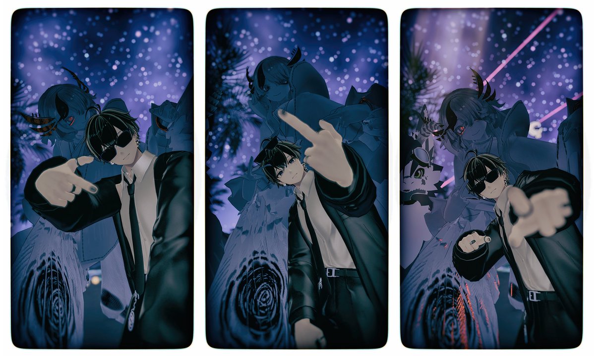 everfail_'s tweet image. Class, style and sophistication.
👑🕶️🥂
#vrc #vrchat #vrchatcommunity #vrchatphotography #virtualphotography #virtualphotographer
