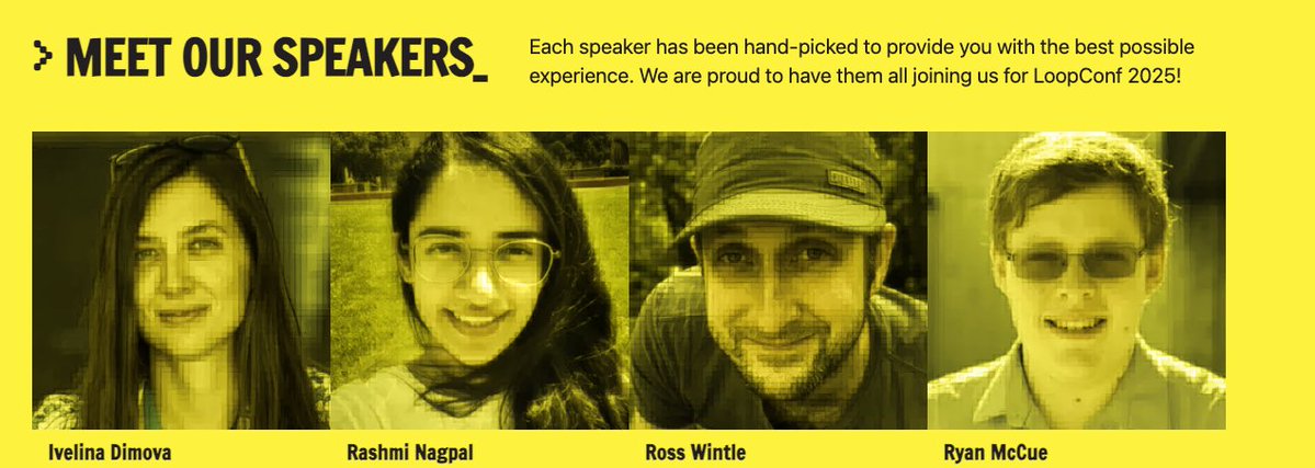 LoopConf's tweet image. 🌟 We’re excited to announce the first wave of LoopConf London speakers:
– Ivelina Dimova (Awesome Motive)
– Rashmi Nagpal (Patchstack)
– Ross Wintle (WP Engine)
– Ryan McCue (Human Made / Altis)
Get to know them → loopconf.com
More speakers coming soon!
#LoopConf