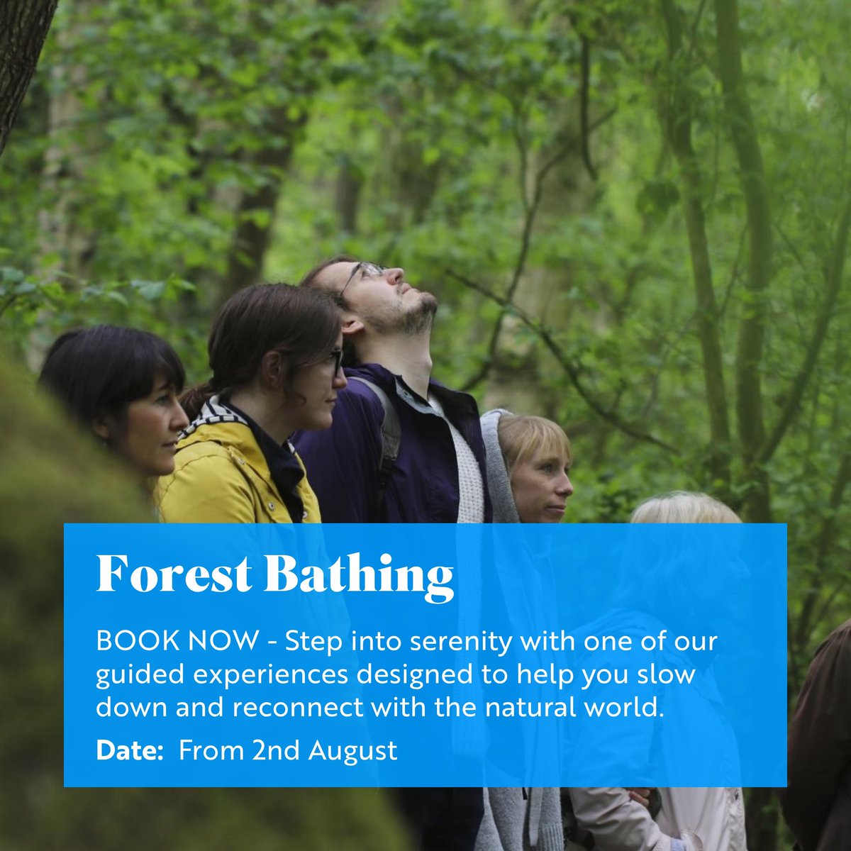 We are thrilled to have our Forest Bathing sessions back here at The Lodge. 🤩

Inspired by the Japanese practice of Shinrin-yoku, this gentle, mindfulness session invites you to awaken your senses in nature.

For info &amp; tickets 👇
events.rspb.org.uk/browse?filter%…