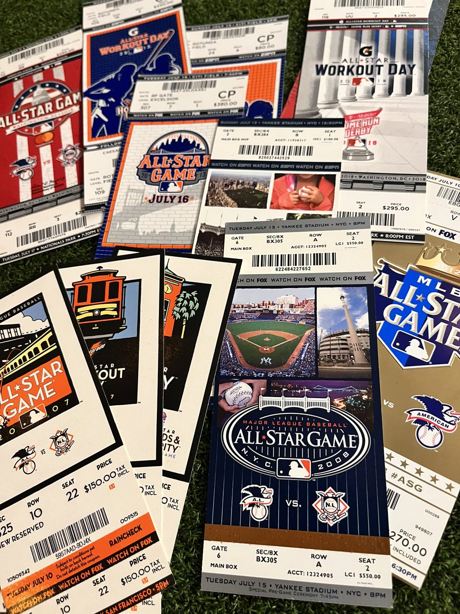 These weren’t just logos. They were love letters to the host cities, visual systems that laid the foundation of the All-Star brand from 2006 to 2022. What a journey…

They carry with them the memories of a creative team, All-Star films, and a piece of me… #MLBAllStarGame