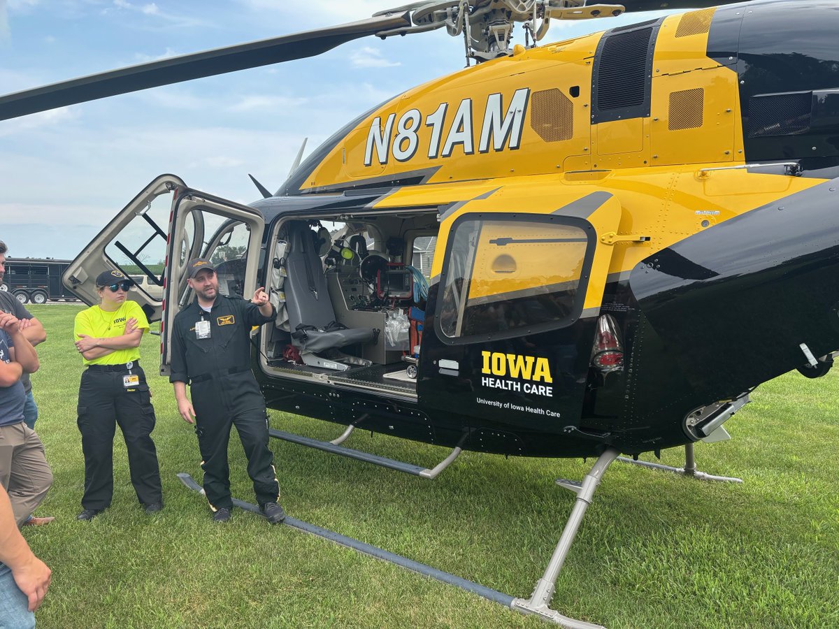 University of Iowa Division of EMS (@iowa_ems) on Twitter photo While at Keokuk County Ambulance Service <a href="/Iowa_EMS/">University of Iowa Division of EMS</a> faculty and AirCare Medical Director <a href="/mtdmdphd/">Melvin Donaldson</a> talked to the learners about ground safety and landing zones. Thank you to <a href="/UIowaAirCare/">AirCare</a> for coming out and providing education to our learners. While at Keokuk County Ambulance Service <a href="/Iowa_EMS/">University of Iowa Division of EMS</a> faculty and AirCare Medical Director <a href="/mtdmdphd/">Melvin Donaldson</a> talked to the learners about ground safety and landing zones. Thank you to <a href="/UIowaAirCare/">AirCare</a> for coming out and providing education to our learners.