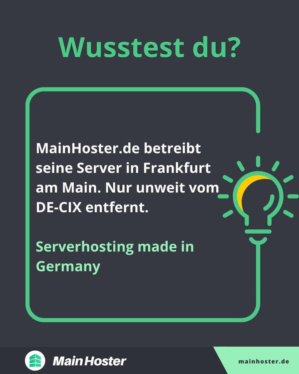 MainHoster.de | Webhosting & Domains tweet media