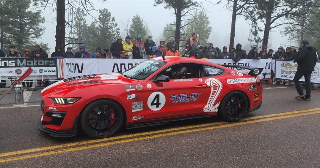 Three Years Ago Today. One Hell of a Climb: On July 15, 2022, Robert Prilika drove a stock Shelby GT500SE into the record books at the 100th Pikes Peak International Hill Climb. He conquered 156 turns, thin air, and heavy fog to set an incredibly … m.facebook.com/groups/6108232…
