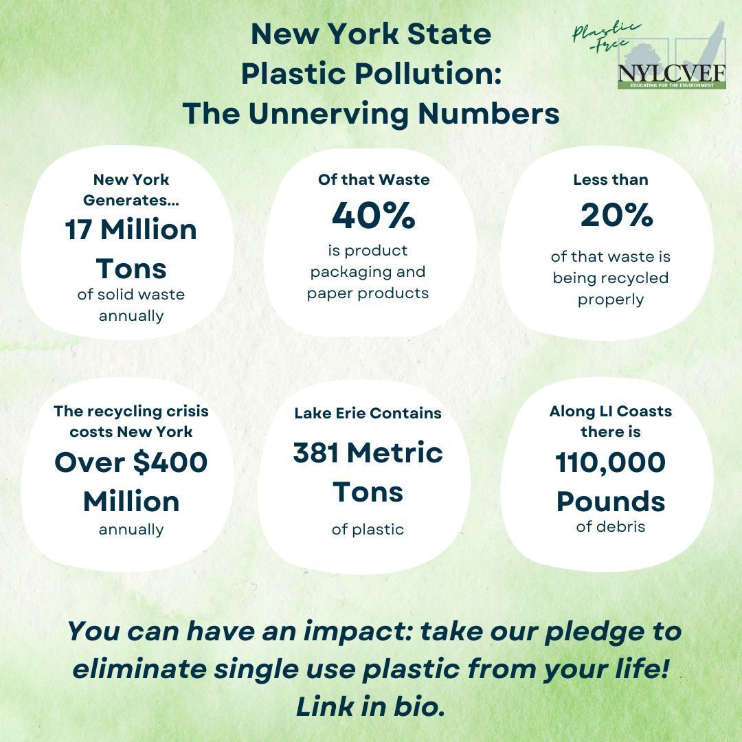 nylcv's tweet image. Did you know New York generates over 1 billion plastic containers each year? And most of them aren't recycled. By cutting out single-use packaging where you can, you're helping build a cleaner, safer New York for everyone. Take the pledge: buff.ly/qVg7moD 🌎 #PlasticFree