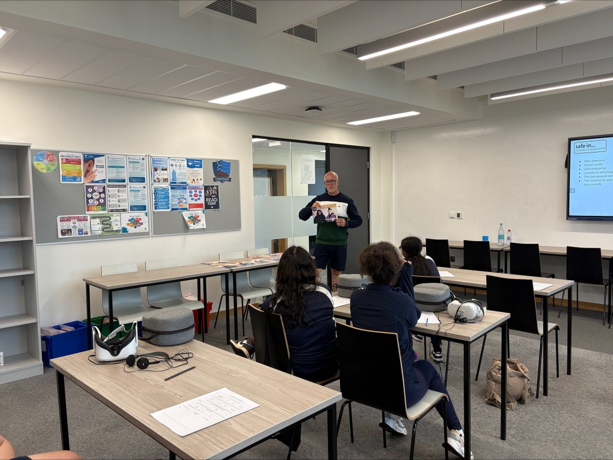 Powerful conversations today during our Knife Crime Awareness Workshop with Year 9.
The students were fully engaged, asked thoughtful questions &amp; took part in some great discussions. It was clear the session made a real impact - a huge step towards making informed, safer choices.