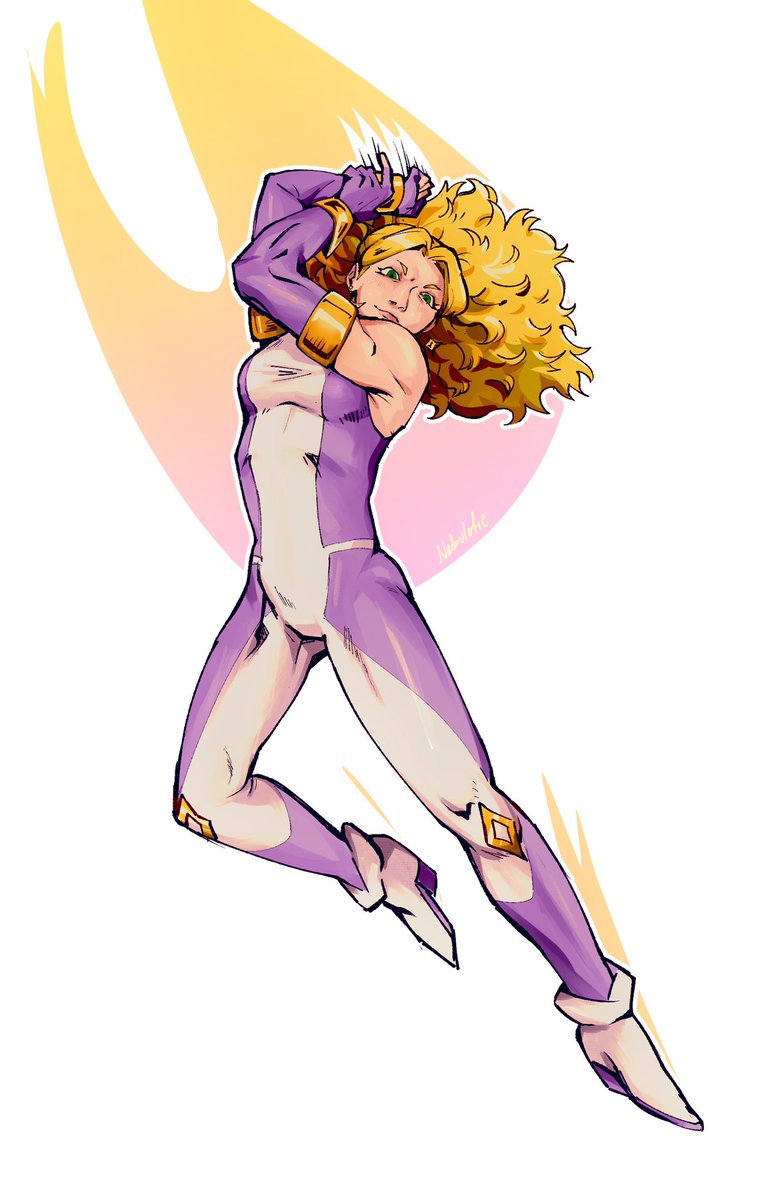 nebulotic's tweet image. Art fight to practice anatomy (character belongs to cool_cartoonist)