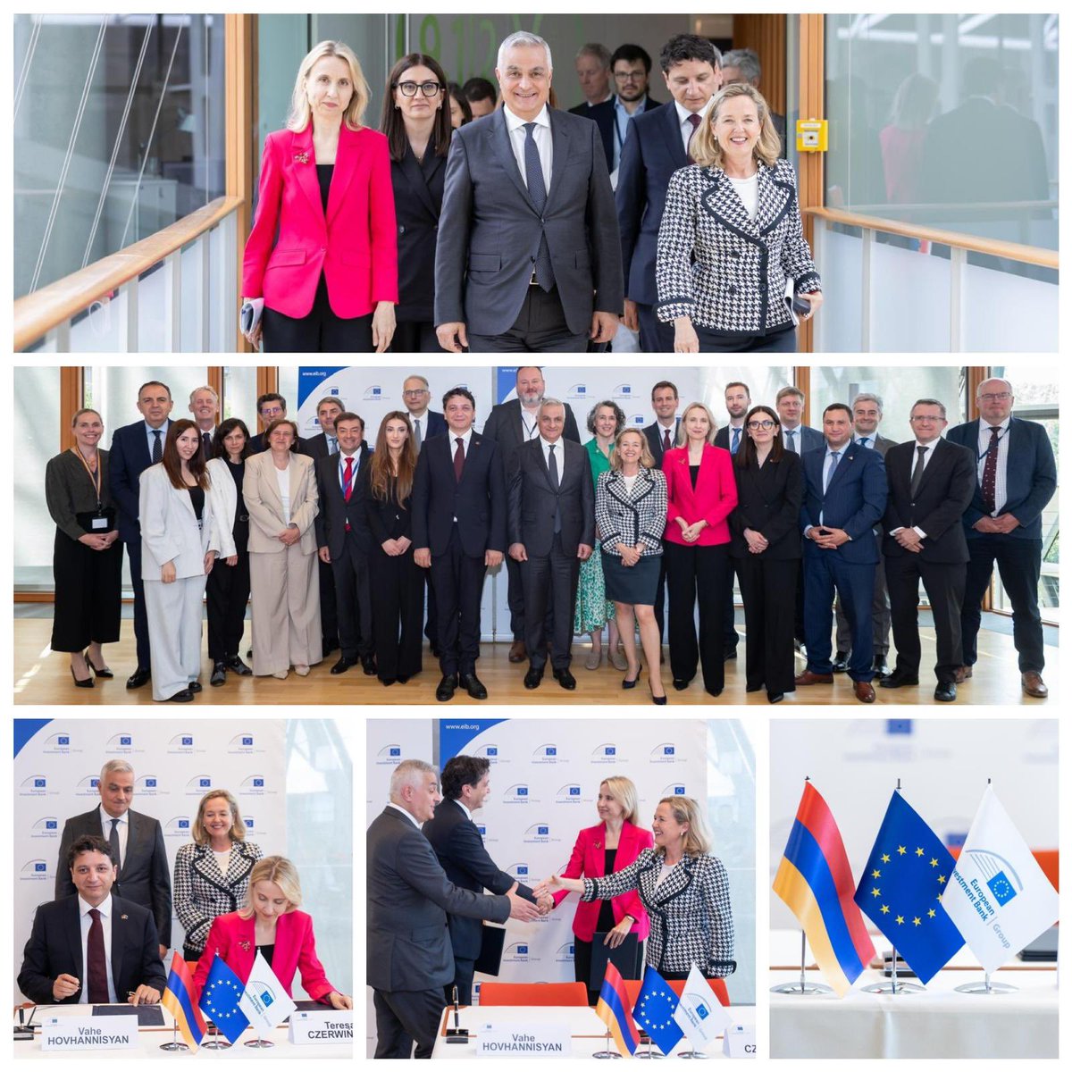 NadiaCalvino's tweet image. 🇪🇺🇦🇲 The financing agreement signed by @EIB VP @TeresaCzerwnska with the Republic of Armenia is a powerful example of the EU's commitment to sustainable development and strong global partnerships contributing to win-win outcomes, stability and peace.