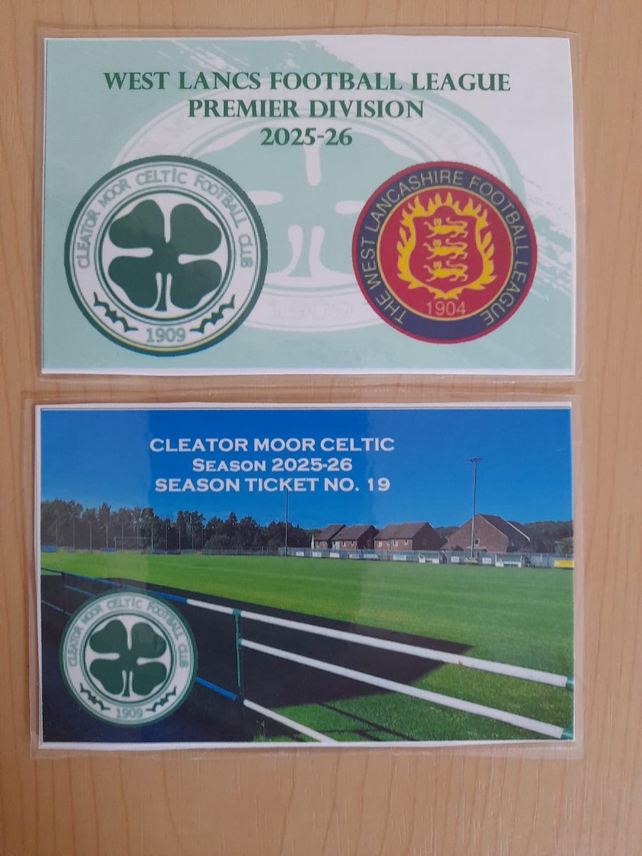 Season tickets are now available for the new season. Adult tickets stay the same at £40 for all WLFL league games, please see John Flynn or contact 07938240960. Thank you 🍀🍀🍀