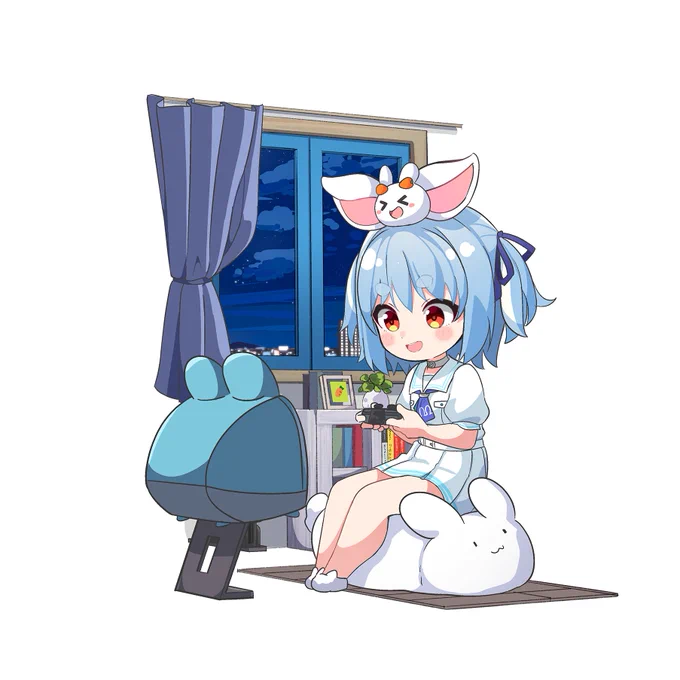 6周年おめでとうございます 7年目も配信ファーストな活動を応援してます( ˙꒳​˙) #ぺこらーと #兎田ぺこら6周年