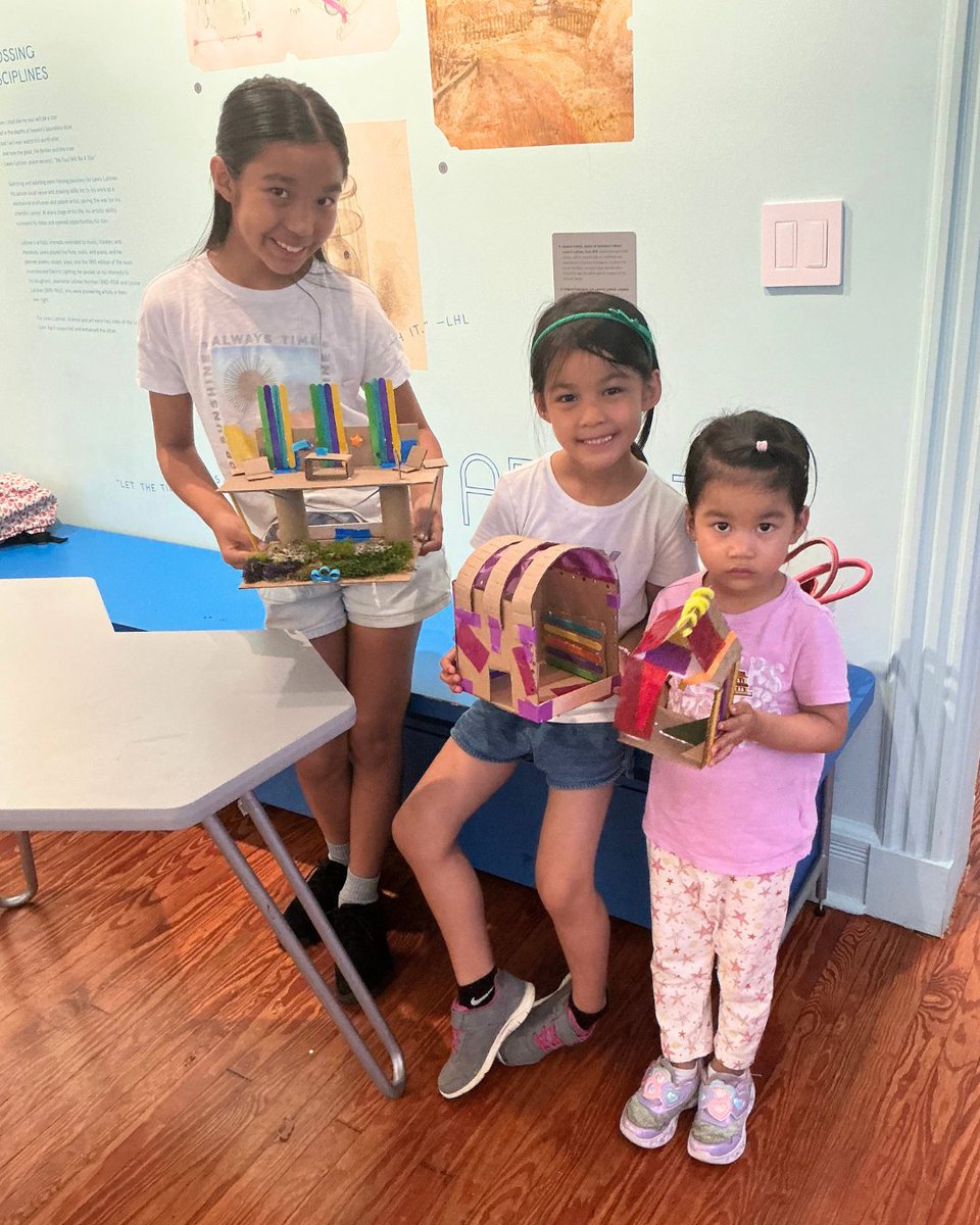 LatimerHouse's tweet image. At this month’s STEAM Saturday, we designed sustainable cardboard buildings! Participants also got to learn how architects today combine math and design to keep spaces cool. Thank you for joining us! Don’t miss our next workshop on August 9!
#LewisLatimerHouse #STEAMEducation