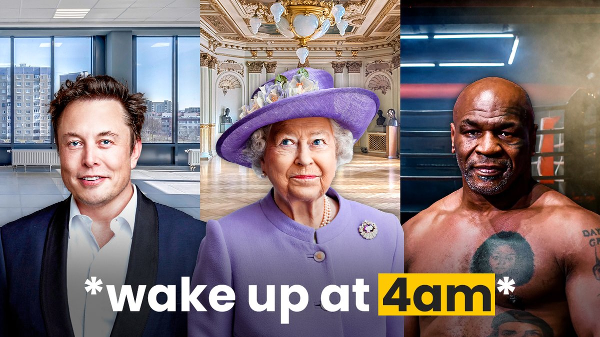My daily routine has always been a STRUGGLE 🫠

Working for myself, I don’t wake up on time, I tend to get distracted easily and put off annoying tasks 🫤

So this week I thought I would try and fix it! By testing the world’s most successful people’s daily routines to see which