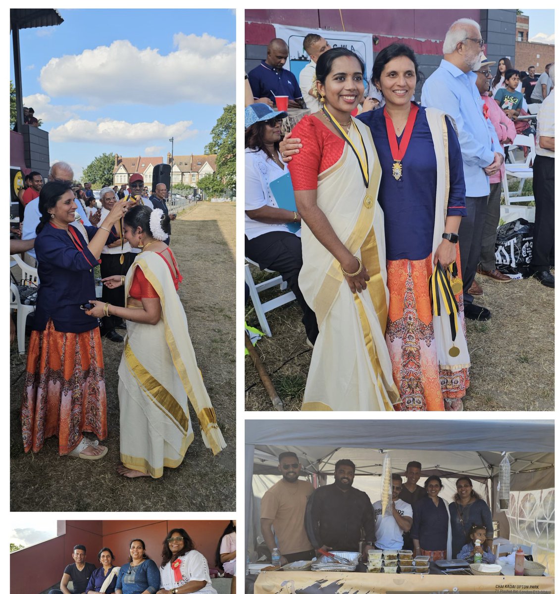 ManjuShahul's tweet image. Attended KCWA’s vibrant Fun Day featuring exciting youth sports competitions, Croydon’s first-ever Mega Thiruvathira with 58 participants in stunning traditional attire, a lively tug of war and delicious food by Chai Kadai.

Honoured to join Mangalan Annan and fellow community…