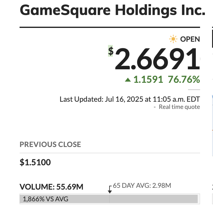 Crypto Treasury Stock Szn 💵

$GAME