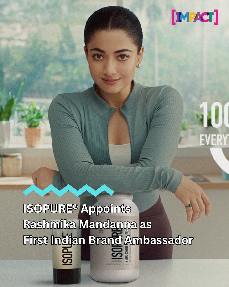 IMPACT_onnet's tweet photo. The partnership begins with the launch of a new campaign, 'Everything You Need, Nothing You Don’t'
Read more here: https://t.co/arRiNgJpnc
Sumit Mathur #GlanbiaPerformanceNutrition | Rashmika Mandanna #ISOPURE
#IMPACT #IMPACTMagazine #RashmikaMandanna #Glanbia #SumitMathur https://t.co/nRvP4ephHf