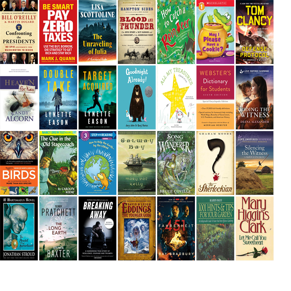 This week the Somerset County Library has 64 new books.  New items include Confronting the Presidents, Be Smart Pay Zero Taxes, The Unraveling of Julia, Blood and Thunder, How to Catch a Reindeer, Scholastic Reader Level 1, and Tom Clancy Defense Protocol. wowbrary.org/nu.aspx?p=6942…