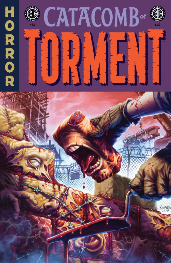 MattBors's tweet image. I wrote a story for EC's CATACOMB OF TORMENT #2 titled "Hostile Architecture" illustrated by Kano and out August 20. Pre-order from your shops to receive your torment.