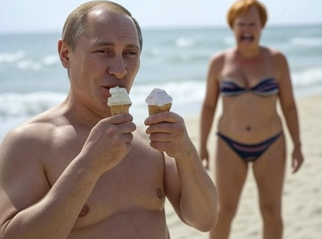 Viime vuonna käytiin kokemassa Krim Tarjan kanssa. Hieno niemimaa Mustallamerellä, Venäjän helmi. 
Vladi pölli meidän molempien jäätelöt, mutta niinhän todellinen ystävä tekee.