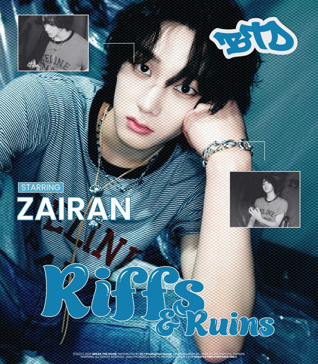 ️️
 ️️
 ️️
𝘉𝙍𝗘𝖠𝙆 𝖳𝘏𝗘 𝖣𝙊𝝤𝖱
1st Single Album
[ 𝗥𝗶𝗳𝗳𝘀 &amp; 𝗥𝘂𝗶𝗻𝘀 ]

#JEHAN    &amp;    #ZAIRAN
Teaser Photo (Riffs Ver.)

Release: 08.08.2025   |   4  P.M.
 ️️
 ️️
 ️️