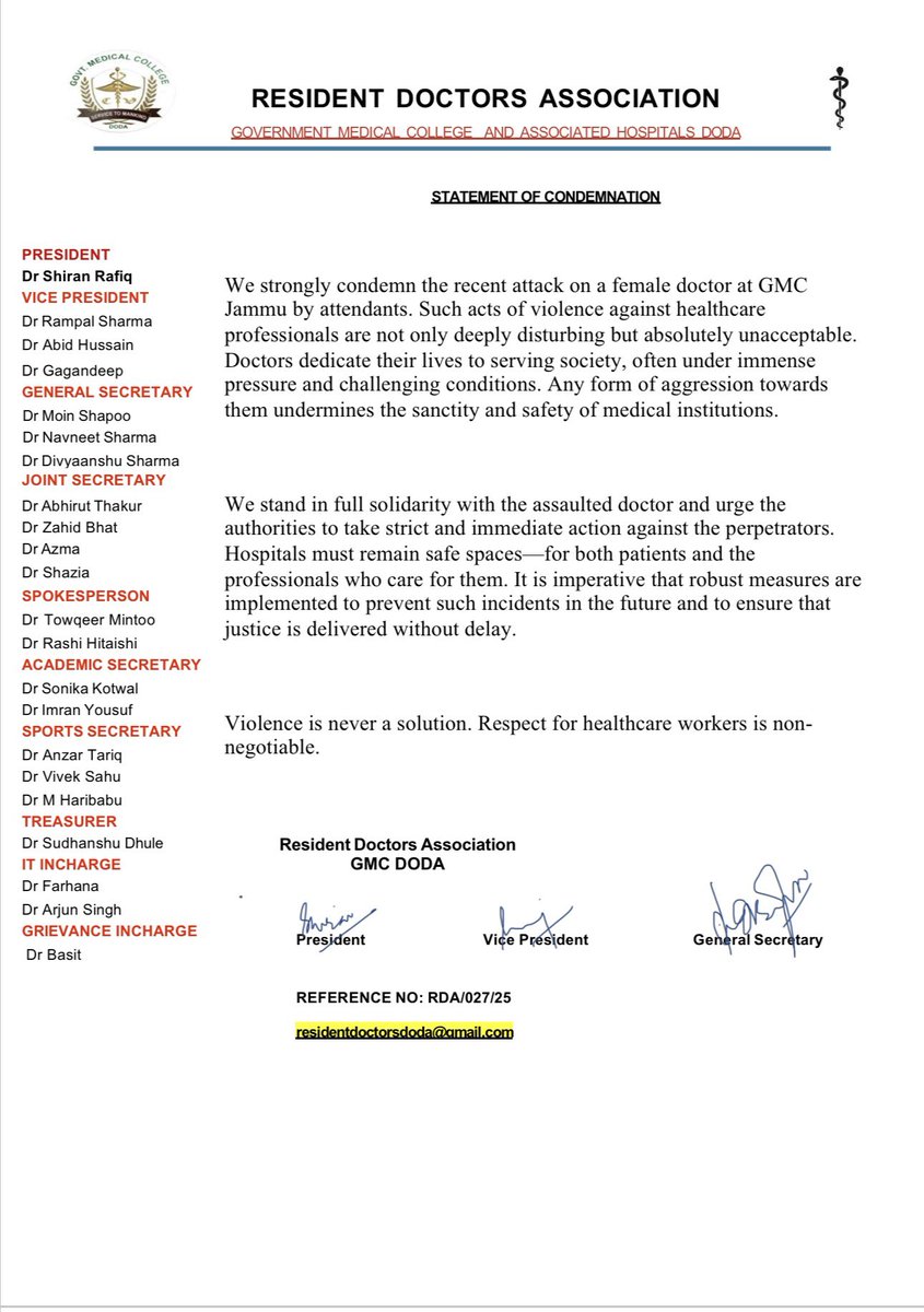 <a href="/GmcJmu/">RDA_GMC_JMU</a> <a href="/FAIMA_INDIA_/">FAIMA Doctors Association</a>