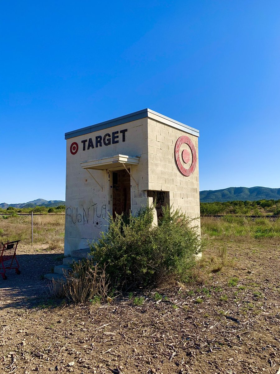 WellbornTodd's tweet image. Five years ago, I road tripped from Dallas to Beverly Hills with my recent high school graduate daughter. This was on the mini Target store we stopped at in Marfa TX.