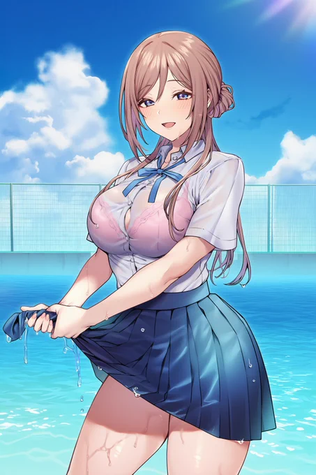 "夏"の1コマ 莉波とこういうはみ出した青春したい