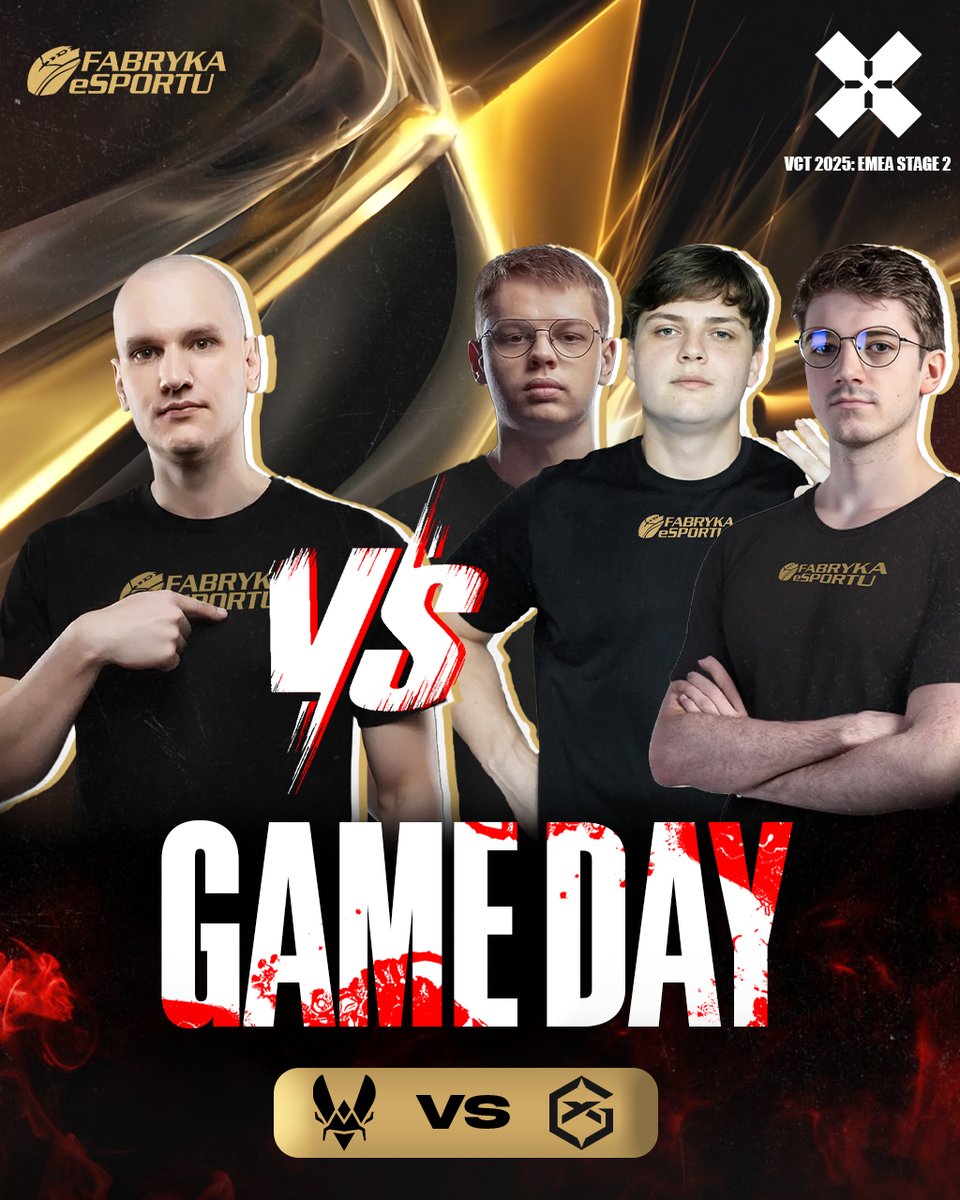 Fabryka Esportu (@fabrykaesportu) on Twitter photo Clash of titans. ⚔️
<a href="/ara999_/">GX ara</a> , <a href="/grubinhogaucho1/">grubinho</a> & <a href="/Flickless_/">GX Flickless</a> suit up with <a href="/GIANTXVALORANT/">GIANTX VALORANT</a> to face <a href="/unfakeo/">UNFAKE</a> and <a href="/TeamVitalityVAL/">Team Vitality VALORANT</a> in a showdown that promises fire.
Let the battle speak. 💛 Clash of titans. ⚔️
<a href="/ara999_/">GX ara</a> , <a href="/grubinhogaucho1/">grubinho</a> & <a href="/Flickless_/">GX Flickless</a> suit up with <a href="/GIANTXVALORANT/">GIANTX VALORANT</a> to face <a href="/unfakeo/">UNFAKE</a> and <a href="/TeamVitalityVAL/">Team Vitality VALORANT</a> in a showdown that promises fire.
Let the battle speak. 💛
