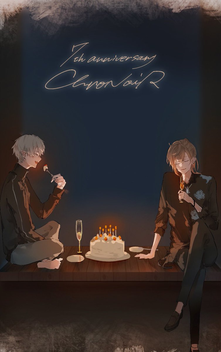 ito_o__'s tweet image. ๐
#ChroNoiR7ๅจๅนด #ใใช็ตต #KuzuArt #ใใใฎใใจใใ