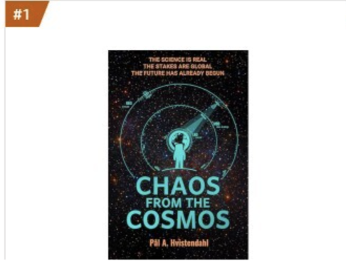 🚀 Chaos from The Cosmos is now out in paperback &amp; hardcover!

🔥 First 12 reviews = ALL 4 &amp; 5 ⭐⭐⭐⭐⭐!

📘 + Free Tech Cheat Sheet - a primer on where space tech is headed: tnlnk.co/CfCcrib

📚 Read it now: a.co/d/15gg2j4