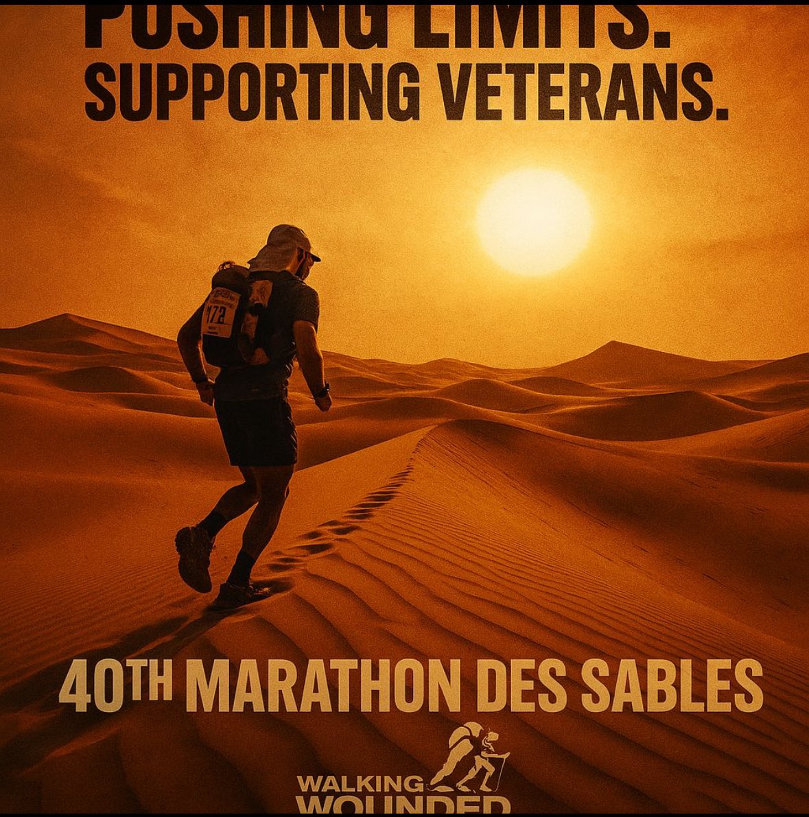 JP Helliwell (@gmjphelliwell) on Twitter photo In 2026 I’ll be taking on the 40th anniversary Marathon des Sables, 250km across the scorching Sahara Desert 🏜️
One of the world’s toughest footraces… all to support <a href="/supportthewalk/">Walking With The Wounded 🎖️</a> and our wounded veterans.
Let’s do something that matters. 💪🇬🇧
#MdS2026 #WalkingWithTheWounded In 2026 I’ll be taking on the 40th anniversary Marathon des Sables, 250km across the scorching Sahara Desert 🏜️
One of the world’s toughest footraces… all to support <a href="/supportthewalk/">Walking With The Wounded 🎖️</a> and our wounded veterans.
Let’s do something that matters. 💪🇬🇧
#MdS2026 #WalkingWithTheWounded