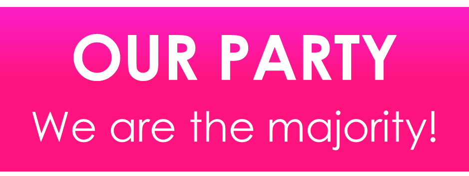 MartynEnEuropa's tweet photo. #OURPARTY #NOTYOURPARTY
No more BS!
We are the majority! https://t.co/aKa3nQ8Ej7
