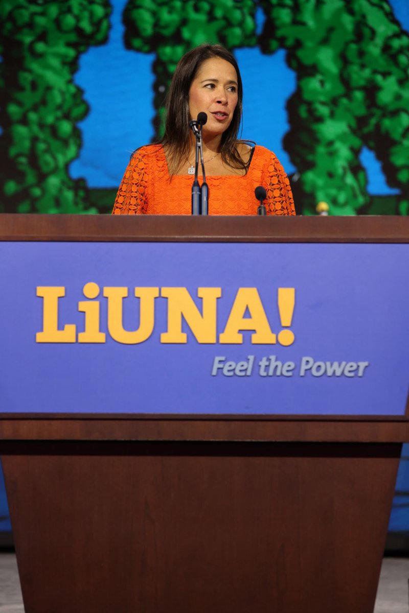 LIUNA's tweet image. Yvette Peña-O’Sullivan, Executive Director of Legislative and Political Affairs, broke down the political landscape and the battles that lie ahead.