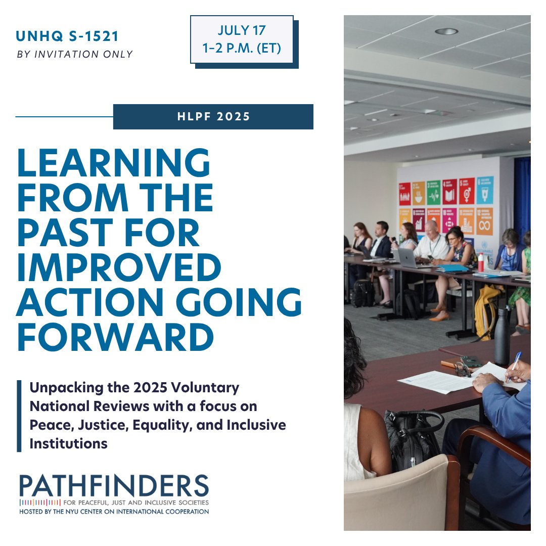 SDG16Plus's tweet image. 💡 How can Voluntary National Reviews (VNRs) support intergovernmental policy coordination and action?
Experts from Czechia 🇨🇿, Indonesia 🇮🇩, @UNDPGPCG, and more will explore lessons learned in accountability, transparency, and oversight in the VNR process.
Learn more in…