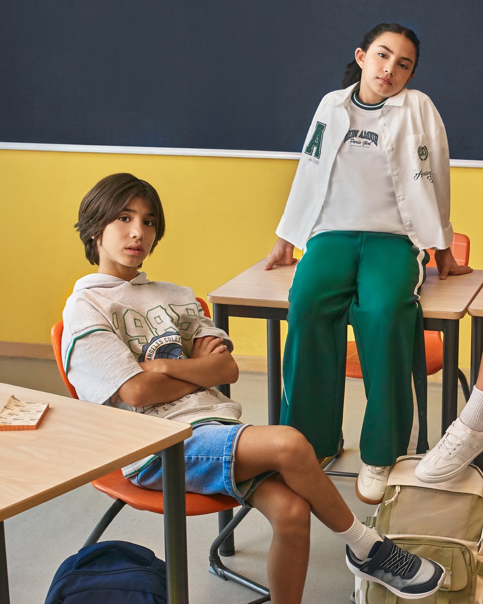 maxfashionMENA's tweet image. Outfits that pass the comfort test and the attitude check.

#MaxFashion #MyMaxStyle #BackToSchool#MaxKids #FirstDayFits #BackpackGoals #MaxSchoolStyle #ClassroomCool #ReadySetSchool #SchoolLooksMaxed