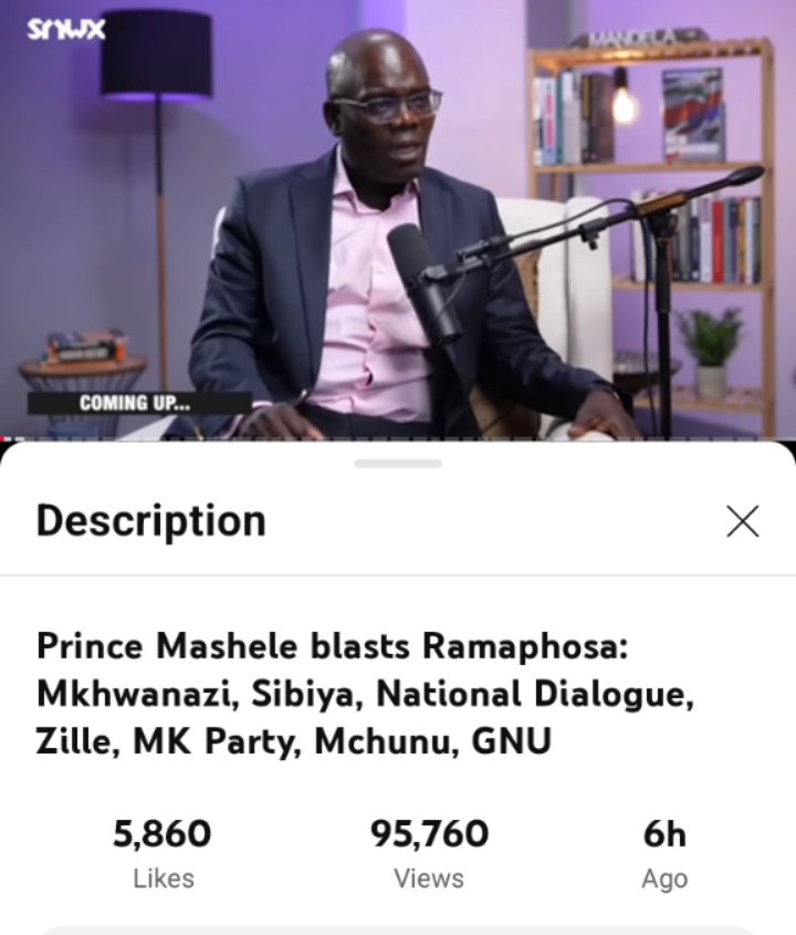 <a href="/SizweMpofuWalsh/">Sizwe Mpofu-Walsh</a> It's over 95k views in 6 hours though not 100k, but I understand your marketing strategy to attract more viewers.