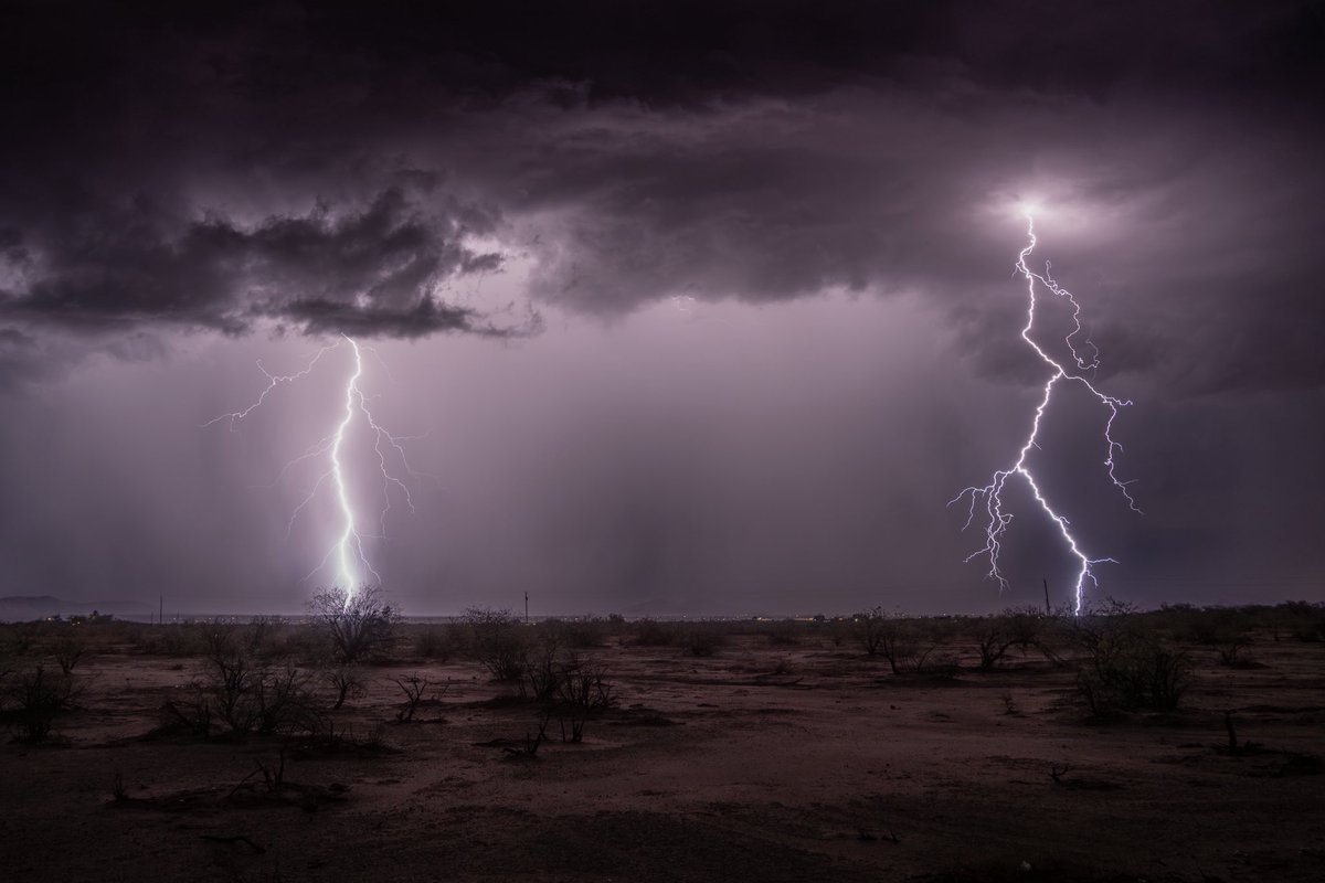A few more images from my first #Monsoon2025 chase last night out near Three Points, AZ. #azwx #monsoon #arizona #lightning <a href="/Sony/">Sony</a> #SonyAlpha
