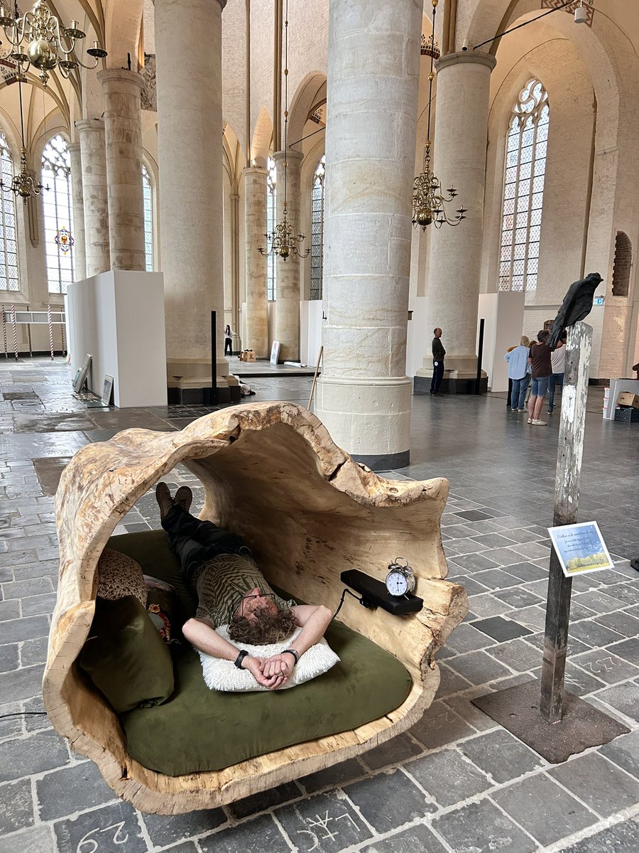 Samen met Edward Otten een belevingskunstwerk gemaakt en geplaatst in de Bergkerk in Deventer: binnenin een boomstam kun je liggend het verhaal van een wilg aan de IJssel beluisteren.