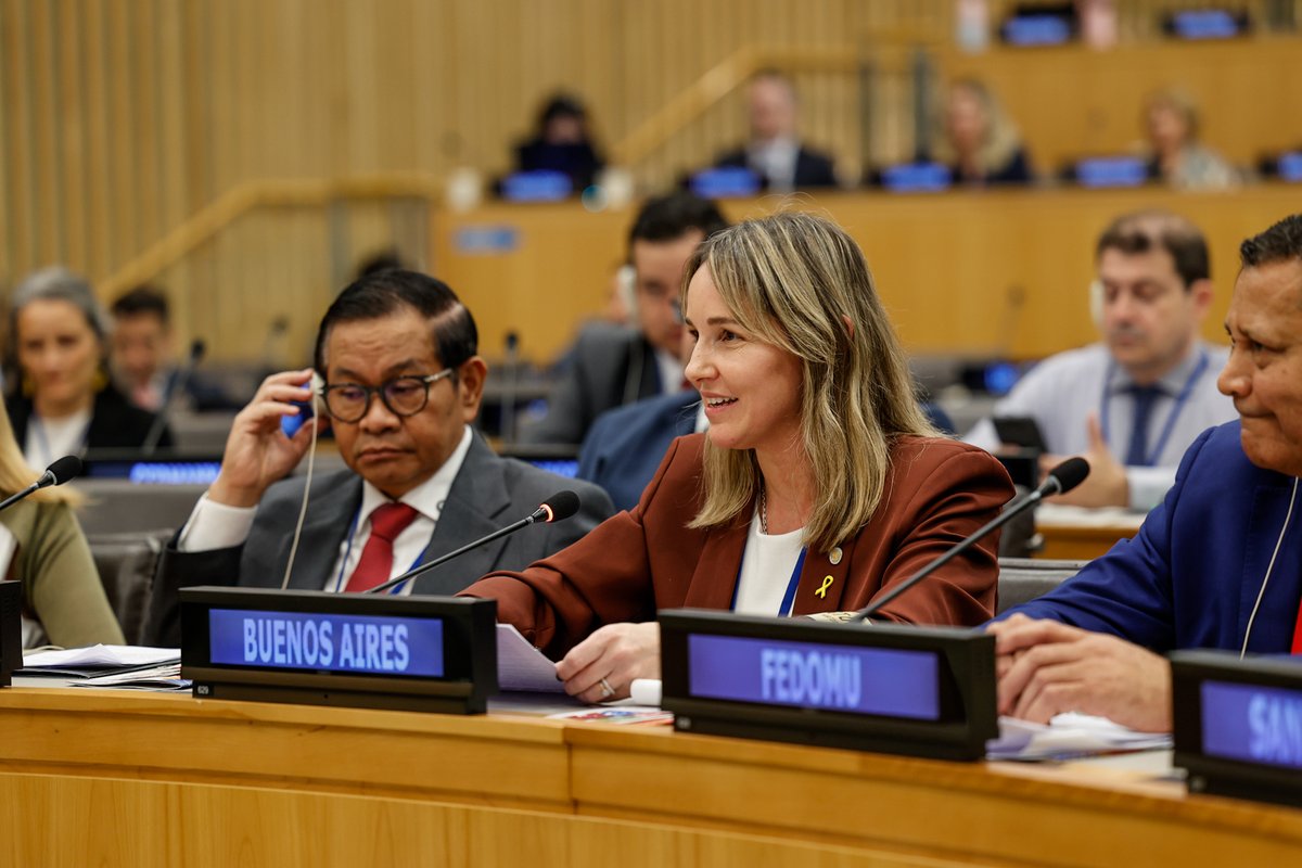 Global Taskforce (@globaltaskforce) on Twitter photo 📍#LRGF
Maria Clara Muzzio, Deputy-Chief <a href="/gcba/">Buenos Aires Ciudad</a>
🗣️ Development isn’t spontaneous, it’s built through public policies rooted in daily realities. By aligning local priorities w/ global goals, we’re working to deliver concrete, transformative solutions.
#Listen2Cities #HLPF2025 📍#LRGF
Maria Clara Muzzio, Deputy-Chief <a href="/gcba/">Buenos Aires Ciudad</a>
🗣️ Development isn’t spontaneous, it’s built through public policies rooted in daily realities. By aligning local priorities w/ global goals, we’re working to deliver concrete, transformative solutions.
#Listen2Cities #HLPF2025