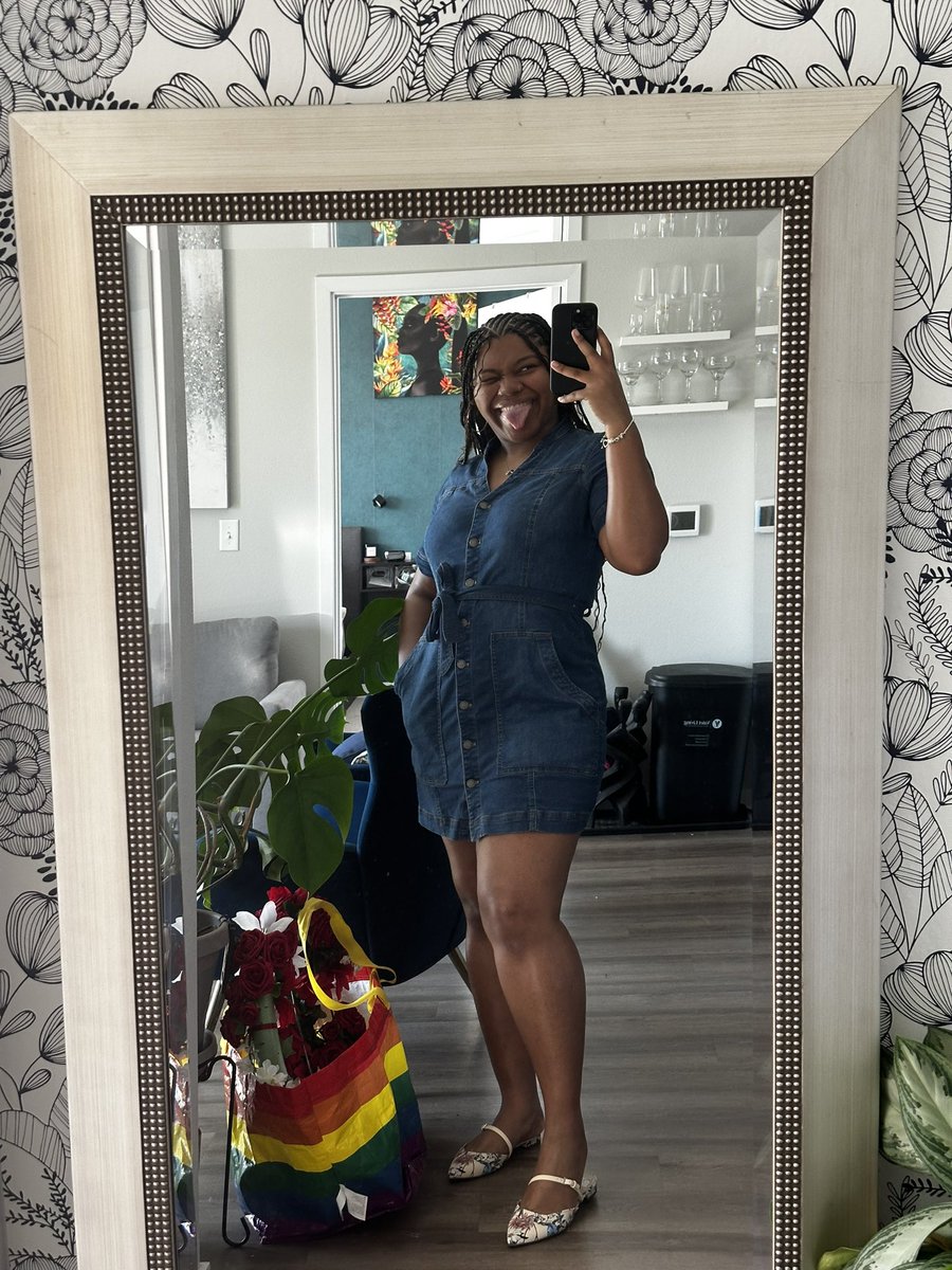 My spirits are a little lifted since I got my hair done🙂