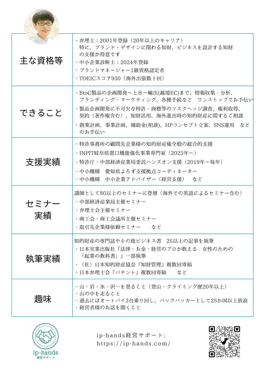 ひろた姐さん(名古屋の弁理士×中小企業診断士×岩登り屋） tweet media