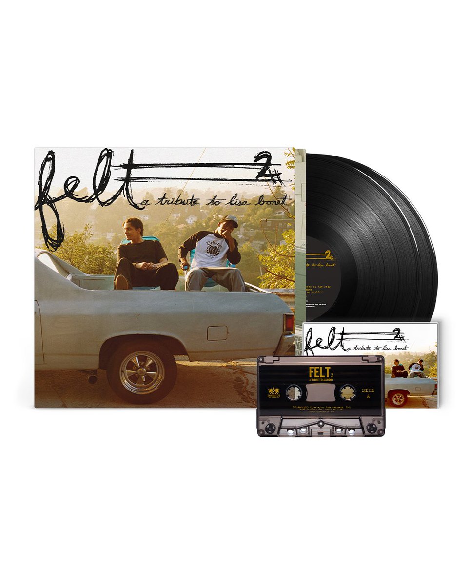 rhymesayers's tweet image. Felt 2: A Tribute To Lisa Bonet is 20!
Limited variant vinyl, standard vinyl, and cassette.
Available for pre-order today on rhymesayers.com