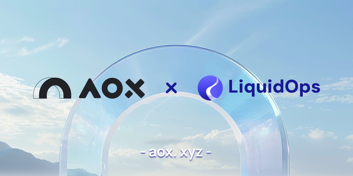 AOX (@aox_xyz) on Twitter photo Appreciate the support, <a href="/Liquid_Ops/">LiquidOps | Lending & borrowing on AO</a> 💙
AOX right on the menu — seamless access, stronger synergy.
Let’s keep building for a smarter, open financial stack.
#AOX #LiquidOps #AO #Permaweb #DeFiTogether Appreciate the support, <a href="/Liquid_Ops/">LiquidOps | Lending & borrowing on AO</a> 💙
AOX right on the menu — seamless access, stronger synergy.
Let’s keep building for a smarter, open financial stack.
#AOX #LiquidOps #AO #Permaweb #DeFiTogether