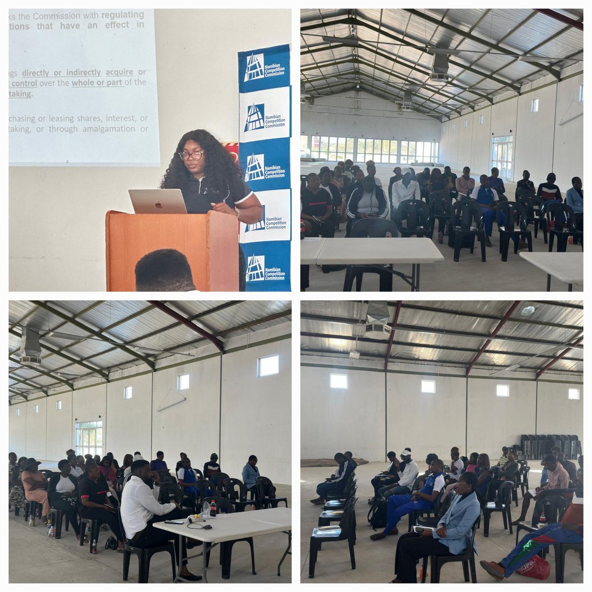 CompCo_Nam's tweet photo. Public Consultations in the northern regions of Namibia are ongoing. Kunene, Omusati and Ohangwena regions' communities engaged with the Commission on its operations. These interactive engagements are conducted in collaboration with the towns leadership of the various regions. https://t.co/hVjK9hwCoP